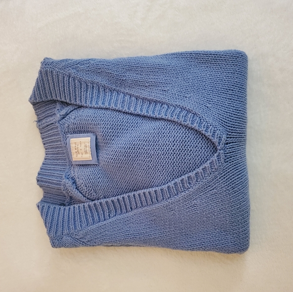 Deep V Neck Old Navy Sweater Blue - Picture 2 of 6
